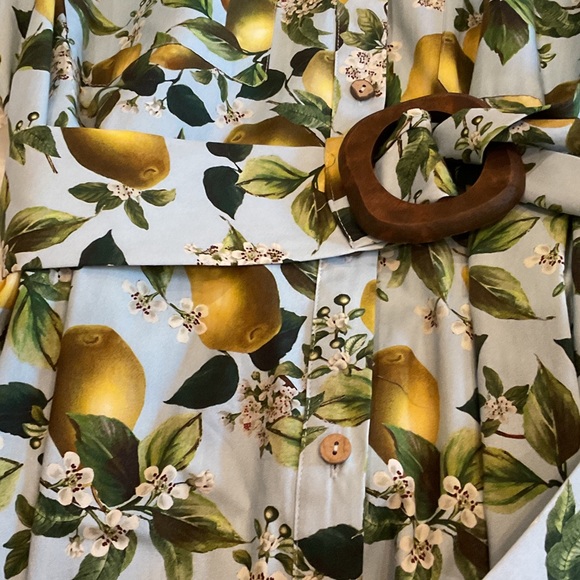 Zara Lemon Patterned Blouse - Picture 4 of 4